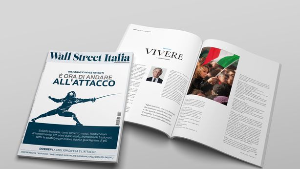 Il sommario del numero di marzo del magazine Wall Street Italia