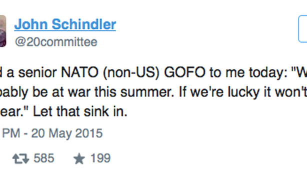 Funzionario Nato: “Quest’estate saremo in guerra”