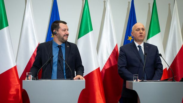 Elezioni Ue: Salvini vola in Polonia in cerca di alleati euroscettici