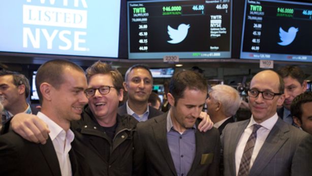 Wall Street affonda. Twitter: esordio boom