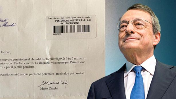 Ieri ho ricevuto una lettera da Mario Draghi…