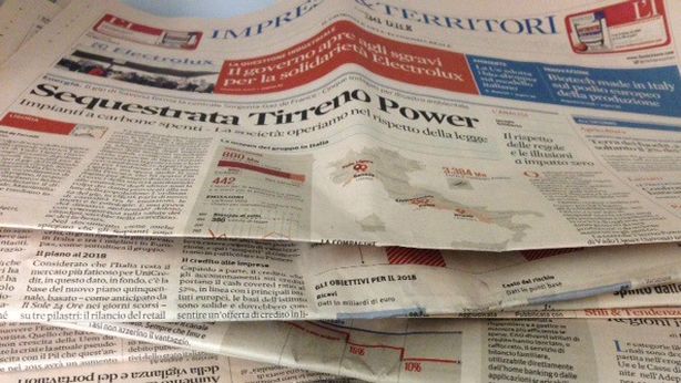 Crisi Sole 24 Ore. Squinzi spiega a Renzi come creare lavoro